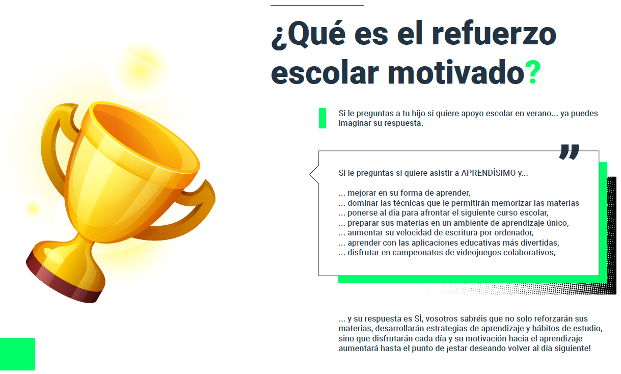 CÓMO ES EL REFUERZO ESCOLAR MOTIVADO